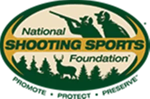 A logo for the national shooting sports foundation.