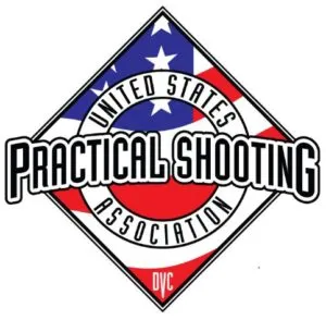 A logo of the united states practical shooting association.