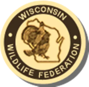 A picture of the wisconsin wildlife federation logo.